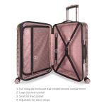 iFLY Rose Gold Hardside Luggage Set - 3 Pieces