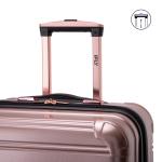 iFLY Rose Gold Hardside Luggage Set - 3 Pieces