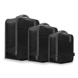 iFLY Black Expandable Packing Cubes Set of 3