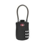 Allen Company TSA Combination Lock with Steel Cable