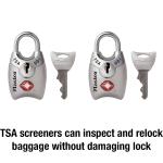 Master Lock TSA Keyed Luggage Locks - 2 Pack