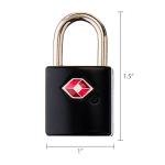 Protege Black TSA Luggage Lock Set of 2