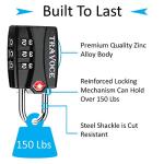 TSA Approved Black Luggage Lock - 1 Pack