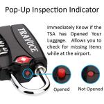 TSA Approved Black Luggage Lock - 1 Pack