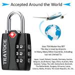 TSA Approved Black Luggage Lock - 1 Pack