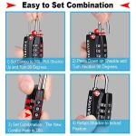 TSA Approved Black Luggage Lock - 1 Pack