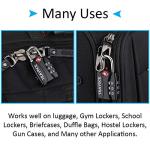 TSA Approved Black Luggage Lock - 1 Pack