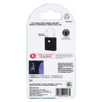 Brinks TSA Luggage Padlock with Steel Cable Shackle