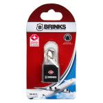 Brinks TSA Luggage Padlock with Steel Cable Shackle