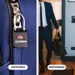 Brinks TSA Luggage Padlock with Steel Cable Shackle