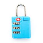 Miami CarryOn TSA Approved Light Blue Luggage Lock