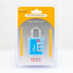 Miami CarryOn TSA Approved Light Blue Luggage Lock