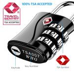 AMIR TSA Approved 3-Digit Luggage Locks - 2 Pack