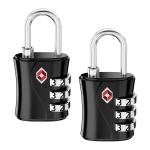 AMIR TSA Approved 3-Digit Luggage Locks - 2 Pack