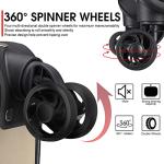 Verdi 20-Inch Lightweight Spinner Luggage with USB Port