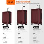 Verdi Expandable Carry-On and Checked Luggage Set