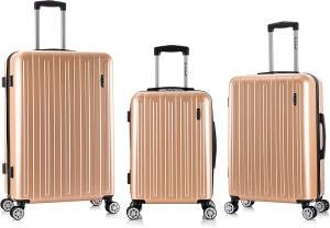 Rockland Paris 3-Piece Hardside Luggage Set