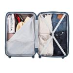 Blue 2-Piece Hardside Rolling Luggage Set