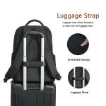 Tripcomp 6-Piece Black Hardside Luggage Set with TSA Lock