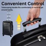 Skyway Camano 20" Black Expandable Carry-On Luggage