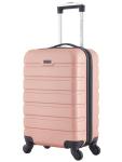Travelers Club 20" Rose Gold Rolling Carry-On