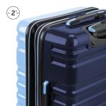 IFLY 24" Blue Navy Hardside Luggage Lock