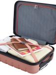 Travelers Club 20" Rose Gold Rolling Carry-On
