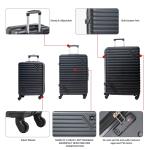 Travelhouse 5-Piece Set with TSA Locks & Duffel