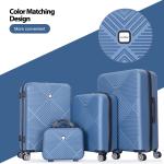 Tripcomp 4-Piece Hardcase Luggage Set - Blue