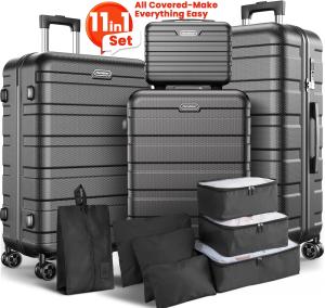 Famistar Hardside Luggage Set with TSA Lock