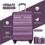 Tripcomp Lightweight 3-Piece Hardside Luggage Set