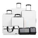 Tripcomp Lightweight 7-Piece Luggage Set with TSA Lock