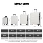 Tripcomp Lightweight 7-Piece Luggage Set with TSA Lock