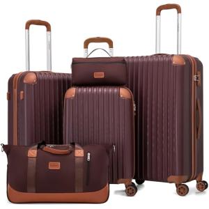 Cosbarn 5-Piece Luggage Set with TSA Locks