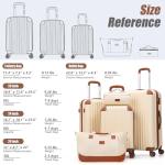 Cosbarn 5-Piece Luggage Set with TSA Locks