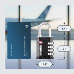 Brinks Heavy Duty TSA Resettable Luggage Lock