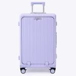 Nobl Zipperless Suitcase with TSA Locks - Lavender
