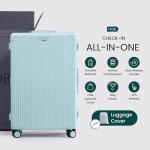 Nobl Travel Zipperless Suitcase with TSA Locks