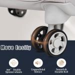 Cosbarn 3-Piece Lightweight Luggage Set with Wheels