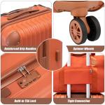 Cosbarn 5-Piece Hard Case Luggage Set with TSA Lock