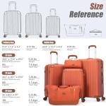 Cosbarn 5-Piece Hard Case Luggage Set with TSA Lock