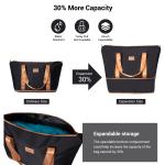 Black Hardside Luggage Set with TSA Lock