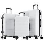 Sweetcrispy TSA Lock Lightweight Expandable Luggage Set