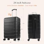 Sweetcrispy 28 Inch Hard Shell Luggage with TSA Lock