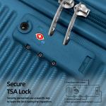 Sunbee Lightweight 3-Piece Luggage Set with TSA Lock