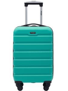 Wrangler 20-inch Teal Hard Side Carry-on Luggage