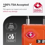 TSA Approved 4-Digit Luggage Locks - 6-Pack