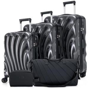 Cosbarn TSA Lock Hardshell 5-Piece Luggage Set