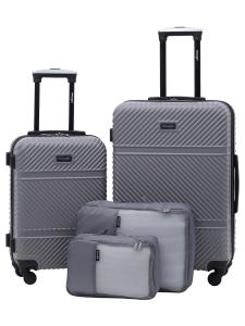 Wrangler 4-Piece Sharkskin Luggage Set