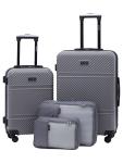 Wrangler 4-Piece Sharkskin Luggage Set